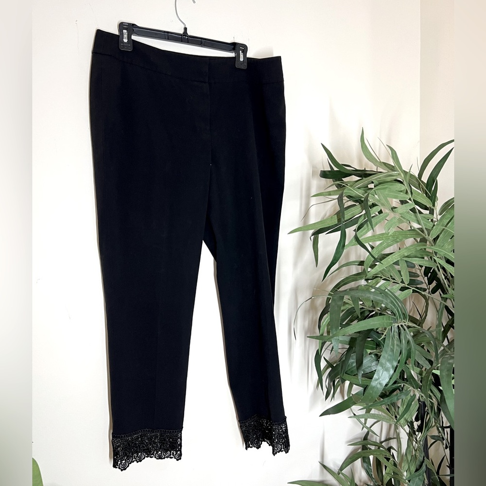 Black Slack with Lace